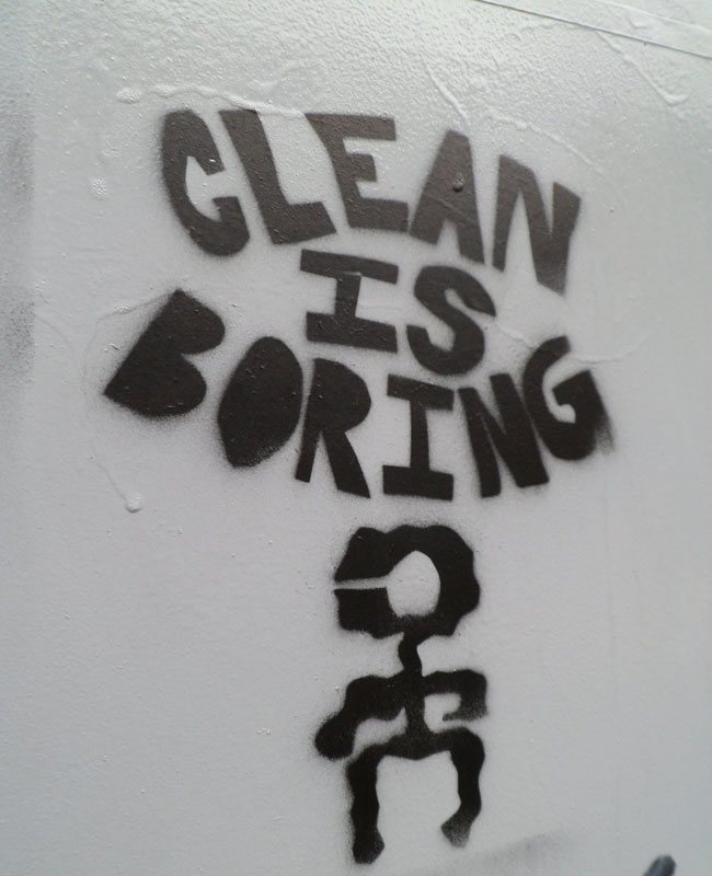  - also Graffiti an die Wände!