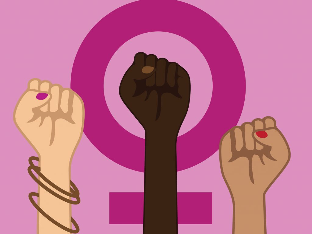 Feminismus-Power-Symbol