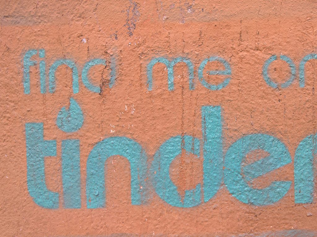 Tinder-Graffiti