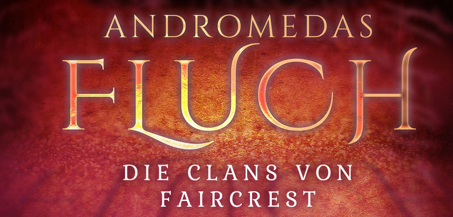 Das Cover zu Lara Lavenzas Debütroman "Andromedas Fluch"